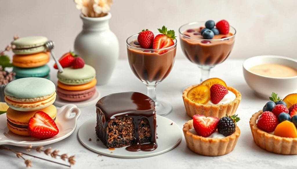 Vegan French Desserts and Sauces
